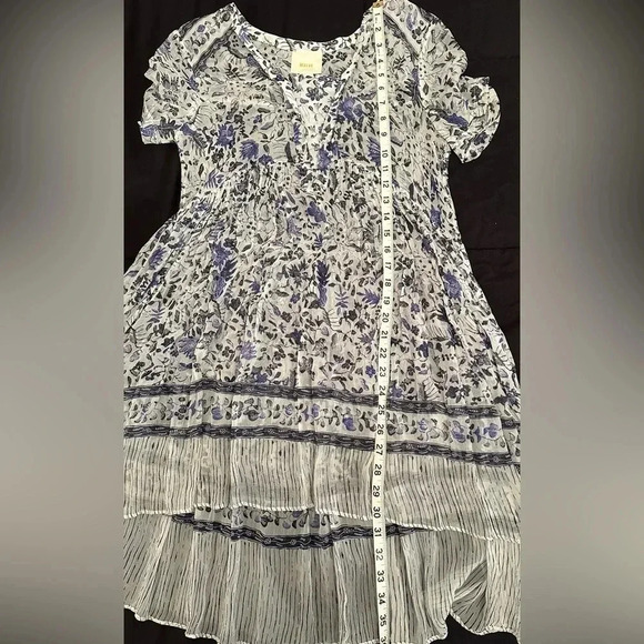 Anthropologie Maeve Canna Sheer Floral Dress - Picture 9 of 10